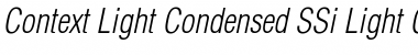 Download Context Light Condensed SSi Font Download Context Light Condensed SSi Font