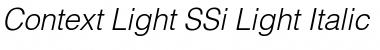Download Context Light SSi Font Download Context Light SSi Font