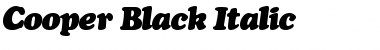 Download Cooper_Black-Italic Font Download Cooper_Black-Italic Font
