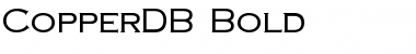 Download CopperDB Font Download CopperDB Font