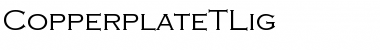 Download CopperplateTLig Font Download CopperplateTLig Font