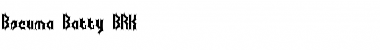 Download Bocuma Batty BRK Font Download Bocuma Batty BRK Font