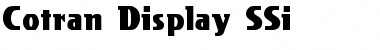 Download Cotran Display SSi Font Download Cotran Display SSi Font