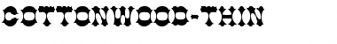 Download Cottonwood-Thin Font Download Cottonwood-Thin Font