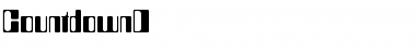 Download CountdownD Font Download CountdownD Font