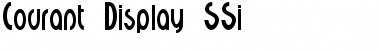 Download Courant Display SSi Font Download Courant Display SSi Font