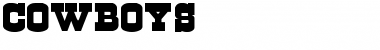 Download Cowboys Font Download Cowboys Font