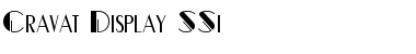 Download Cravat Display SSi Font Download Cravat Display SSi Font