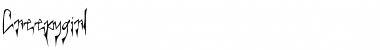 Download Creepygirl Font Download Creepygirl Font