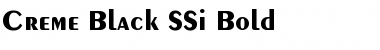 Download Creme Black SSi Font Download Creme Black SSi Font