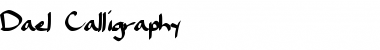 Download Dael Calligraphy Font Download Dael Calligraphy Font