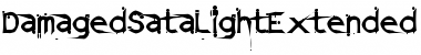 Download DamagedSataLightExtended Font Download DamagedSataLightExtended Font
