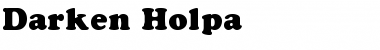 Download Darken Holpa Font Download Darken Holpa Font