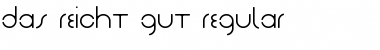 Download Das Reicht Gut Regular Font Download Das Reicht Gut Regular Font