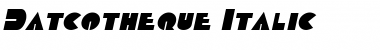 Download Datcotheque Font Download Datcotheque Font