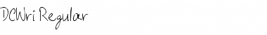 Download DCWri Font Download DCWri Font