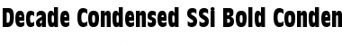 Download Decade Condensed SSi Font Download Decade Condensed SSi Font