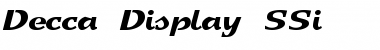 Download Decca Display SSi Font Download Decca Display SSi Font