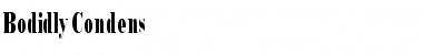 Download Bodidly-Condens Font Download Bodidly-Condens Font