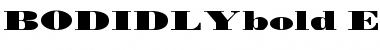 Download BODIDLYbold Extended Font Download BODIDLYbold Extended Font