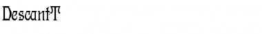 Download Descant!" Font Download Descant!" Font