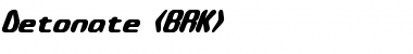 Download Detonate (BRK) Font Download Detonate (BRK) Font