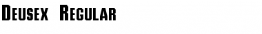 Download Deusex Font Download Deusex Font