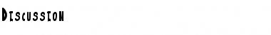 Download Discussion Font Download Discussion Font