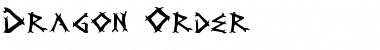 Download Dragon Order Font Download Dragon Order Font