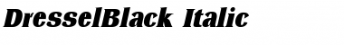 Download DresselBlack Font Download DresselBlack Font