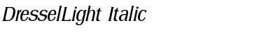 Download DresselLight Font Download DresselLight Font