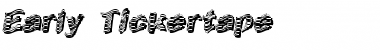 Download Early Tickertape Font Download Early Tickertape Font