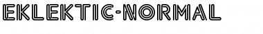 Download Eklektic-Normal Font Download Eklektic-Normal Font