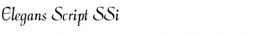 Download Elegans Script SSi Font Download Elegans Script SSi Font
