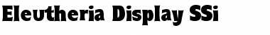 Download Eleutheria Display SSi Font Download Eleutheria Display SSi Font
