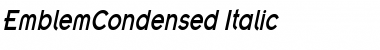 Download EmblemCondensed Font Download EmblemCondensed Font