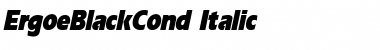 Download ErgoeBlackCond Font Download ErgoeBlackCond Font