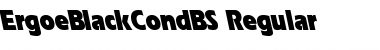 Download ErgoeBlackCondBS Font Download ErgoeBlackCondBS Font