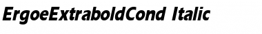 Download ErgoeExtraboldCond Font Download ErgoeExtraboldCond Font