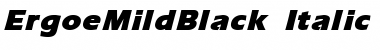 Download ErgoeMildBlack Font Download ErgoeMildBlack Font