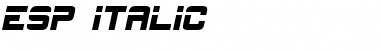 Download ESP_Italic Font Download ESP_Italic Font
