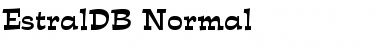 Download EstralDB Font Download EstralDB Font