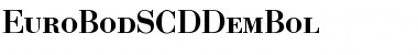 Download EuroBodSCDDemBol Font Download EuroBodSCDDemBol Font