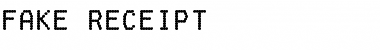 Download Fake Receipt Font Download Fake Receipt Font