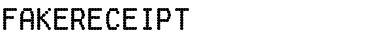 Download FakeReceipt Font Download FakeReceipt Font