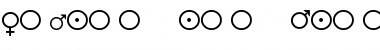Download Female and Male Symbols Font Download Female and Male Symbols Font