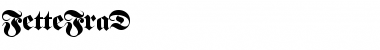 Download FetteFraD Font Download FetteFraD Font