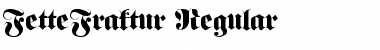 Download FetteFraktur Font Download FetteFraktur Font