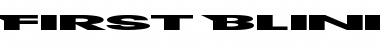 Download First Blind Font Download First Blind Font