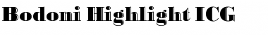Download Bodoni Highlight ICG Font Download Bodoni Highlight ICG Font
